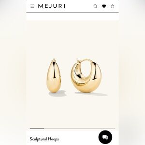 Mejuri sculptural hoops